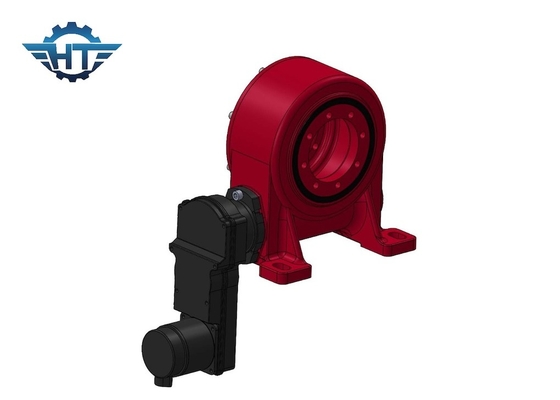 Wewnętrzny twardy zatrzymanie ± 60° Worm Gear Slew Drive z samodzielnym blokowaniem i precyzją 0,15 stopnia